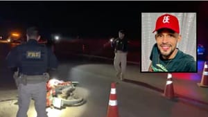 Motociclista morre após cair na pista e ser atropelado por picape na BR-163