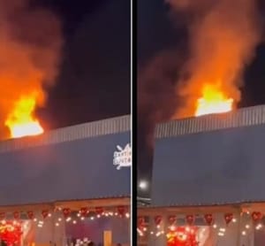 Incêndio atinge restaurante em Cuiabá durante jantar do Dia dos Namorados; veja vídeo