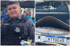 Soldado da Polícia Militar morre após capotar caminhonete a caminho do trabalho na MT-251