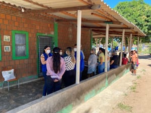 Força-tarefa tenta conter surto de catapora entre indígenas venezuelanos em Cuiabá