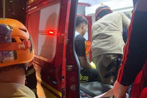 Vítimas de acidente após racha em Cuiabá são socorridas com ferimentos leves