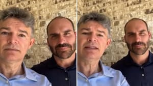 Medeiros visita Eduardo Bolsonaro e defende anista para evitar tarifaço; vídeo