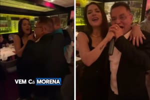 Janaina e Botelho soltam a voz e animam restaurante em Lisboa