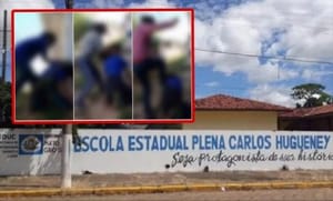 Estado anuncia militarização de escola onde aluna foi filmada sendo agredida por ‘facção mirim’