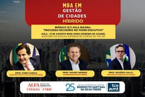 Governador Mauro Mendes ministra aula magna do MBA em Gestão de Cidades nesta sexta-feira