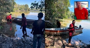 Corpo de adolescente que se afogou em rio é resgatado nesta segunda-feira