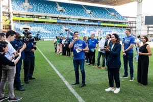 Cerca de 20 mil estudantes participam do 1º dia da Expo Estudantil 2025 na capital