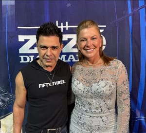 Rosana Martinelli compartilha registro com Zezé Di Camargo