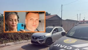 Vídeo mostra PM suspeito de matar personal saindo de casa em moto horas antes do crime