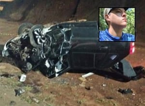 Filho de delegado de Mato Grosso morre após colidir e capotar veículo no Paraná