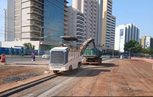 Trânsito será alterado em dois retornos da Avenida do CPA para continuidade das obras do BRT