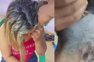 Ex-marido raspa cabeça de mulher por não aceitar o fim do relacionamento; vídeo