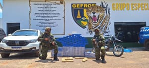 Policiais apreendem mais de 200 kg de cocaína avaliados em R$ 5 milhões e prendem traficantes