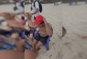 Líder do Comando Vermelho em MT é preso enquanto bebia em praia no Rio de Janeiro; vídeo