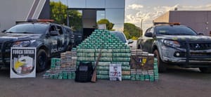 Policiais apreendem 4 toneladas de drogas e causam prejuízo de R$ 70 milhões às facções