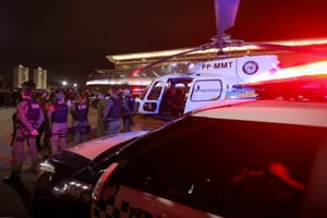 PM realiza mega operação de segurança para show da banda Guns n’ Roses em Cuiabá