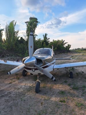 PM de Mato Grosso auxilia a Polícia Federal na apreensão de avião com 500 quilos de drogas