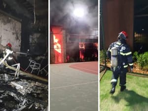 Explosão em churrasqueira a gás deixa quatro pessoas feridas em condomínio de luxo em MT