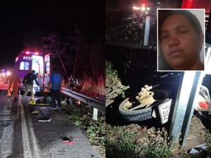Mulher morre atropelada por caminhão após moto bater  contra capivara em rodovia