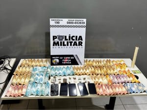 PM prende dois por tráfico, apreende supermaconha e R$ 4,5 mil em dinheiro