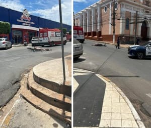 Venezuelano morre atropelado por caminhão e motorista foge sem prestar socorro em Cuiabá