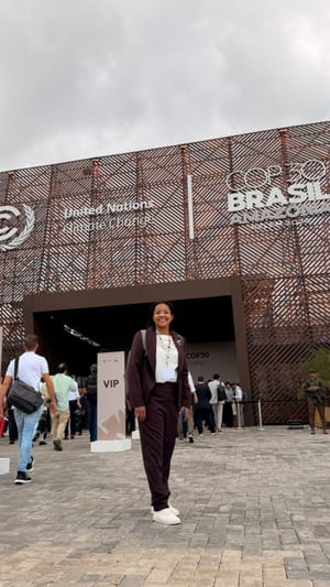 Gisela marca presença e reforça protagonismo feminino na agenda do clima