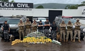 Irmãos de Várzea Grande morrem em confronto e polícia de Goiás apreende 150 kg de drogas