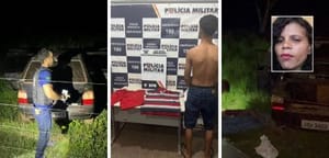 Mulher é achada morta dentro de carro abandonado no meio de pasto e menor apreendido