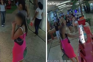 Mulher é flagrada furtando perfume em quiosque de shopping center em Cuiabá