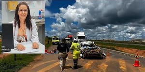 Enfermeira e filho de 9 anos são identificados como vítimas de acidente na BR-163