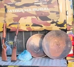 Patrulha Rural da PM fecha garimpo ilegal e prende três homens em Alta Floresta