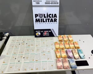 Traficante é preso com pasta base de cocaína e R$ 3,8 mil em Várzea Grande
