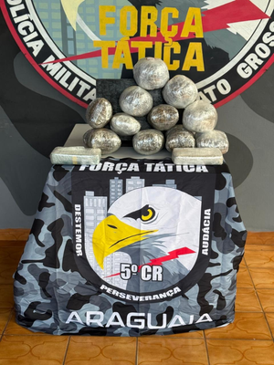 Passageiro com longa ficha criminal é preso com oito quilos de drogas em ônibus