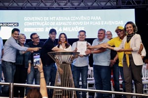 Mauro Mendes anuncia R$ 85 milhões para infraestrutura e educação de cinco municípios