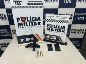 Polícia Militar prende dois faccionados em moto com pistola e impede assassinato de rival