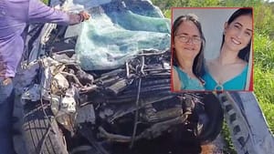 Estudante de Medicina e mãe morrem em colisão frontal entre carro e caminhão na BR-070