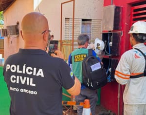 Operação flagra furto de energia elétrica e prende 19 pessoas em Cuiabá